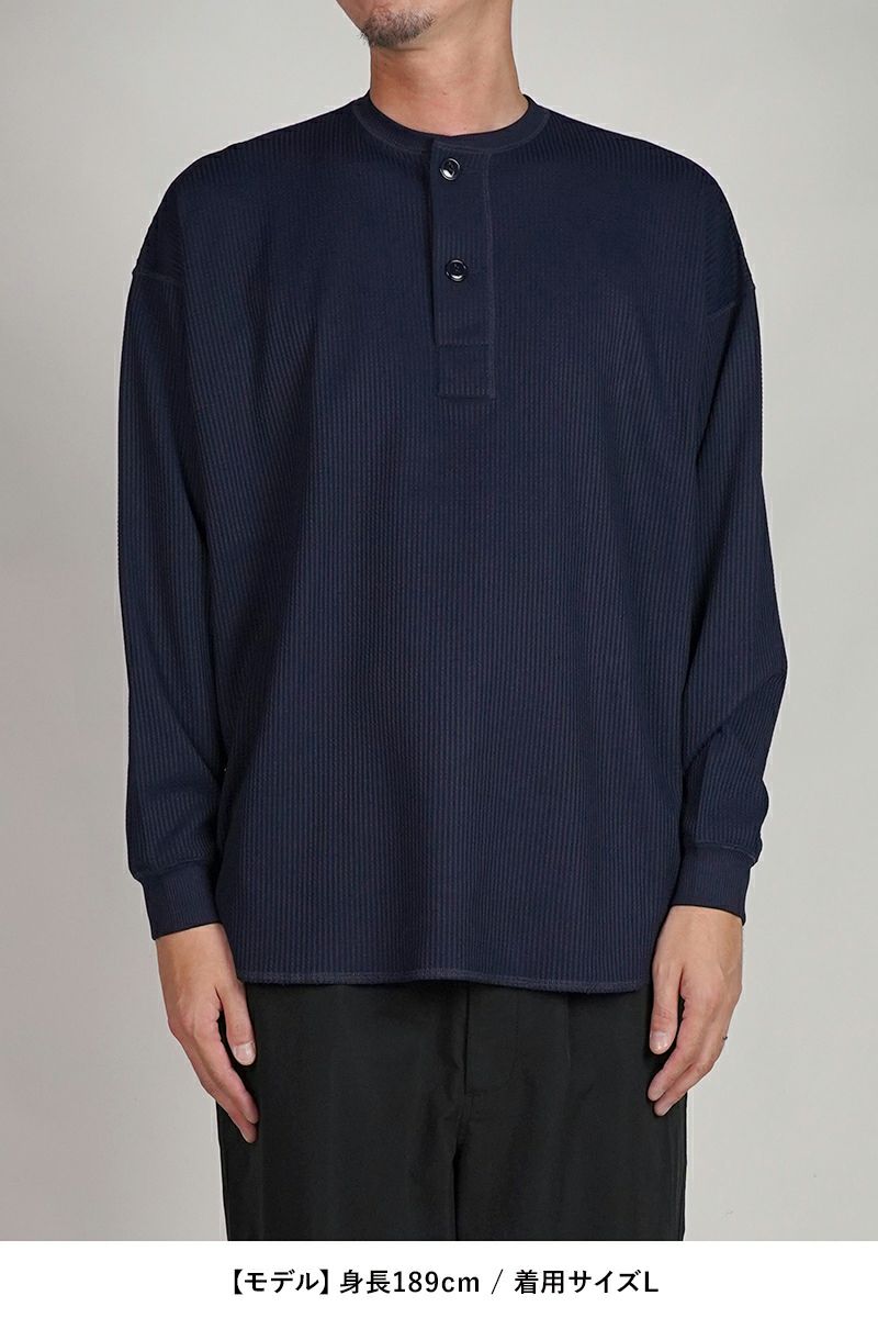 DAIWA PIER 39(ダイワピア39) TECH THERMAL HENLEY L/S テックサーマルヘンリネック長袖Tシャツ BE-33025W