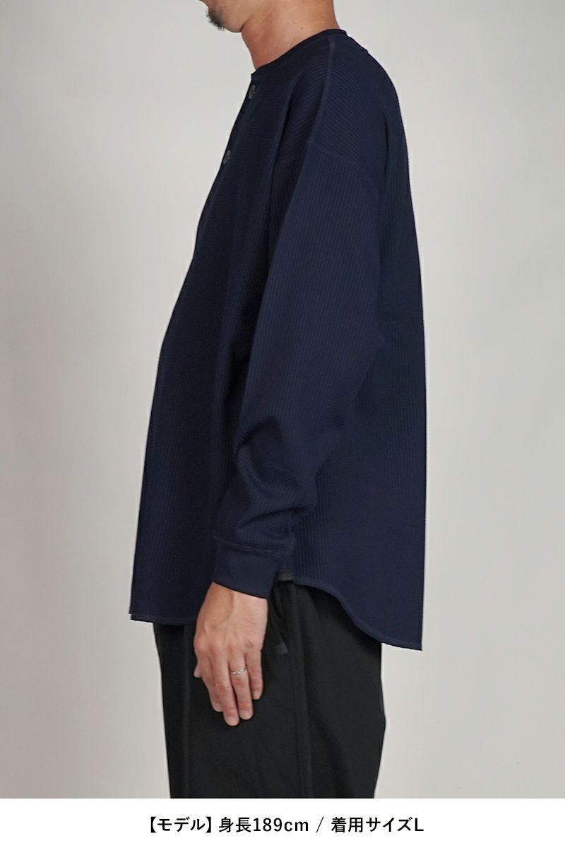 DAIWA PIER 39(ダイワピア39) TECH THERMAL HENLEY L/S テックサーマルヘンリネック長袖Tシャツ BE-33025W