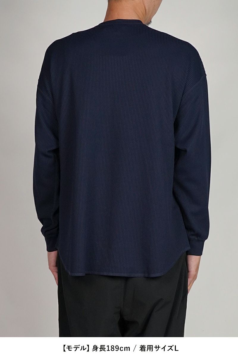 DAIWA PIER 39(ダイワピア39) TECH THERMAL HENLEY L/S テックサーマルヘンリネック長袖Tシャツ BE-33025W