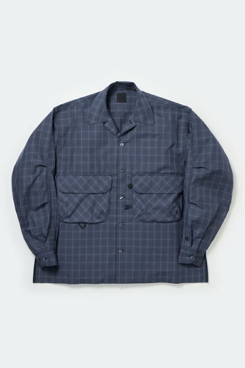 DAIWA PIER 39(ダイワピア39) TECH SPORTS OPEN COLLAR SHIRT L/S NOVA CHECK テック スポーツ オープンカラー ノバチェック 長袖シャツ BE-81025W