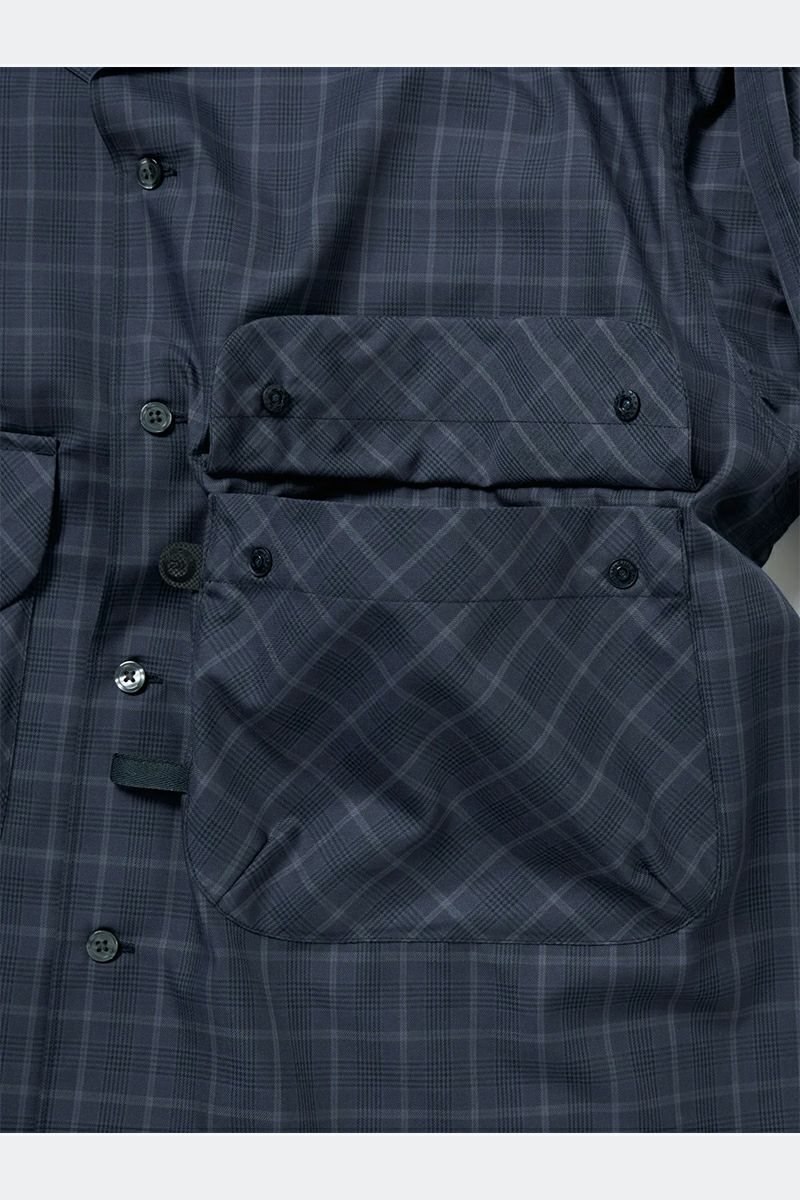 DAIWA PIER 39(ダイワピア39) TECH SPORTS OPEN COLLAR SHIRT L/S NOVA CHECK テック スポーツ オープンカラー ノバチェック 長袖シャツ BE-81025W