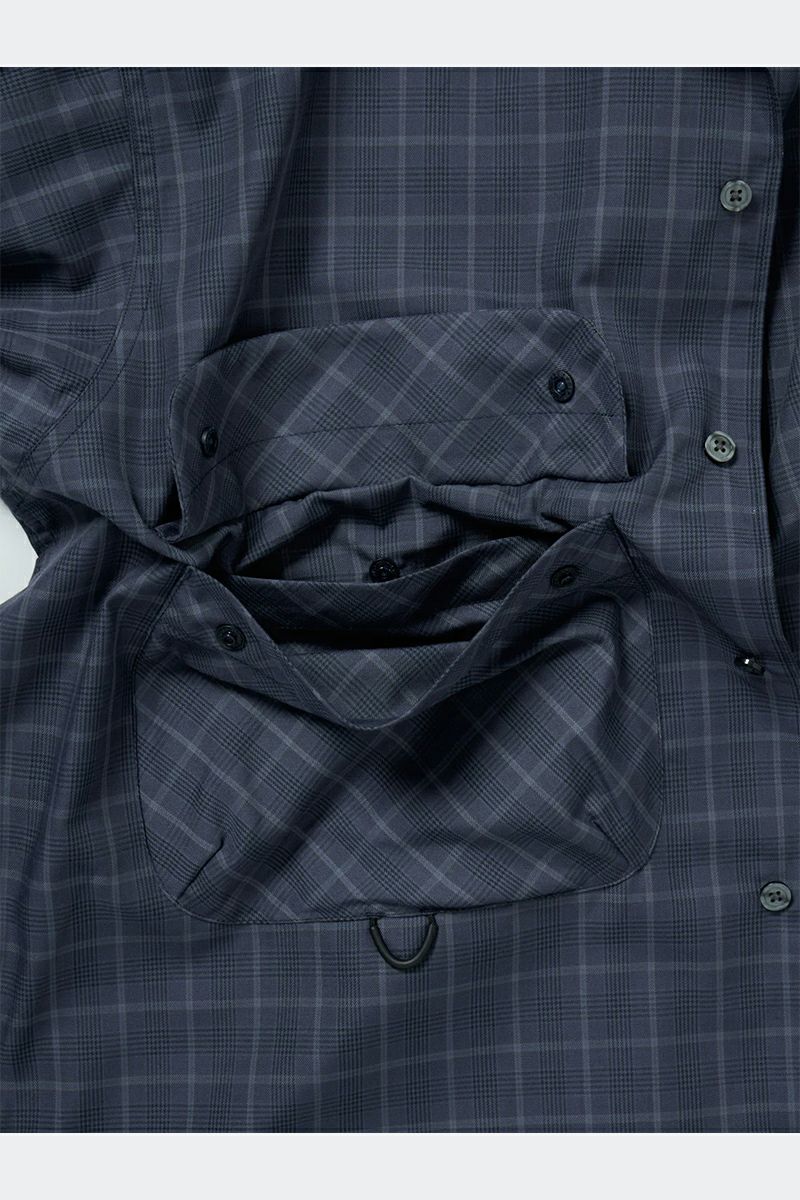 DAIWA PIER 39(ダイワピア39) TECH SPORTS OPEN COLLAR SHIRT L/S NOVA CHECK テック スポーツ オープンカラー ノバチェック 長袖シャツ BE-81025W