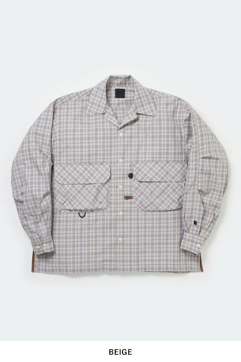 DAIWA PIER 39(ダイワピア39) W's TECH SPORTS OPEN COLLAR SHIRT L/S NOVA CHECK ウィメンズ テック スポーツ オープンカラー ノバチェック 長袖シャツ BE-81025WL