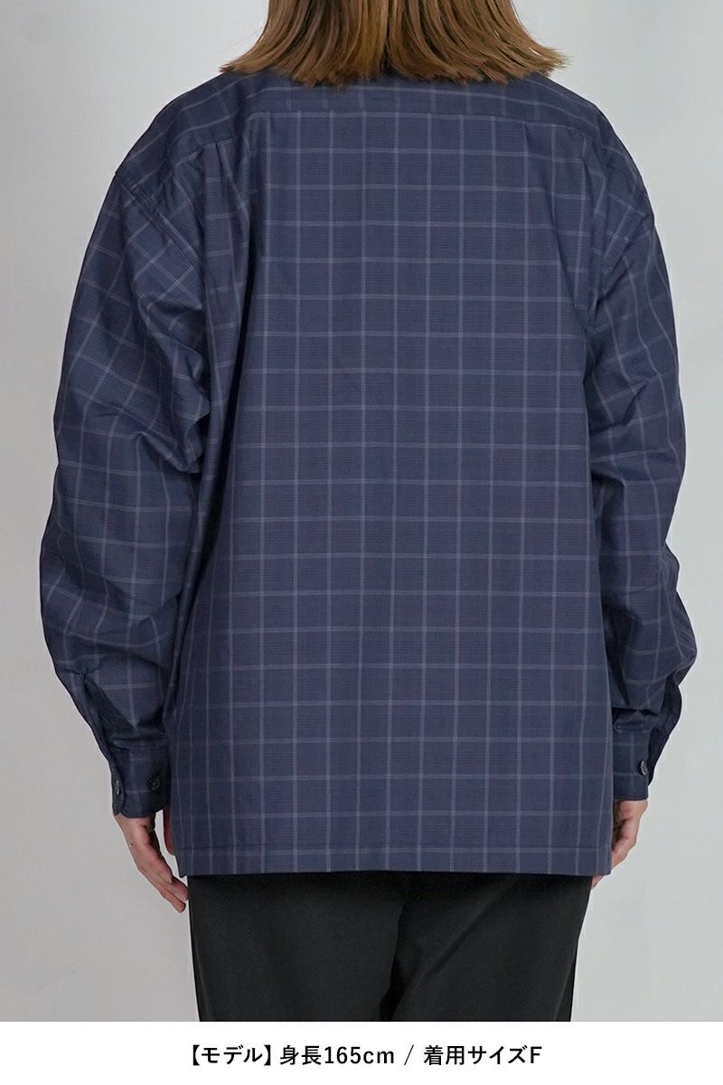 DAIWA PIER 39(ダイワピア39) W's TECH SPORTS OPEN COLLAR SHIRT L/S NOVA CHECK ウィメンズ テック スポーツ オープンカラー ノバチェック 長袖シャツ BE-81025WL