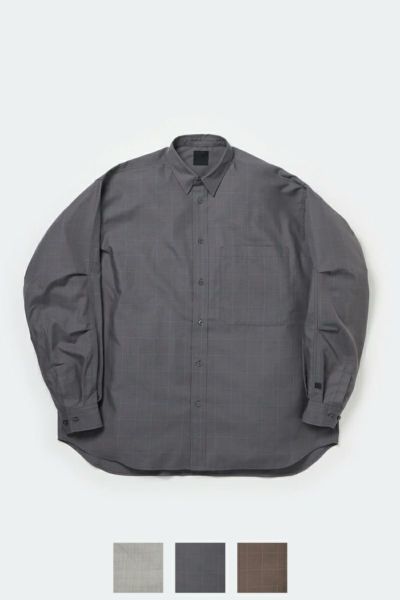 DAIWA PIER 39(ダイワピア39) TECH REGULAR COLLAR SHIRT L/S GLEN CHECK テック レギュラーカラー グレンチェック 長袖シャツ BE-82025W