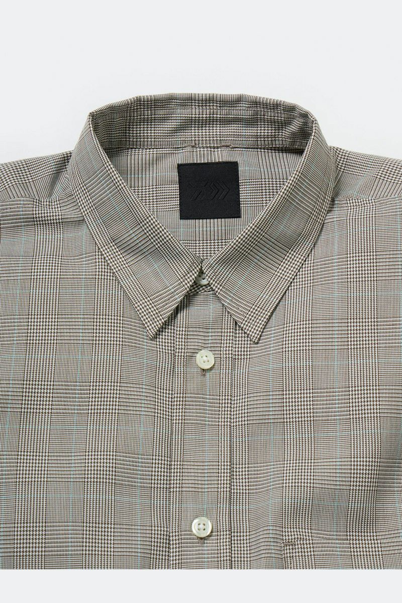 DAIWA PIER 39(ダイワピア39) TECH REGULAR COLLAR SHIRT L/S GLEN CHECK テック レギュラーカラー グレンチェック 長袖シャツ BE-82025W