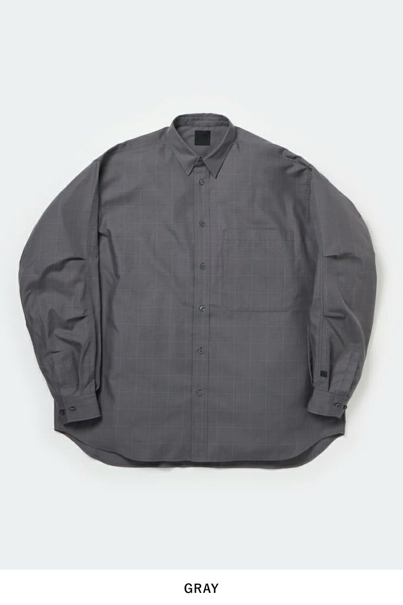 DAIWA PIER 39(ダイワピア39) TECH REGULAR COLLAR SHIRT L/S GLEN CHECK テック レギュラーカラー グレンチェック 長袖シャツ BE-82025W