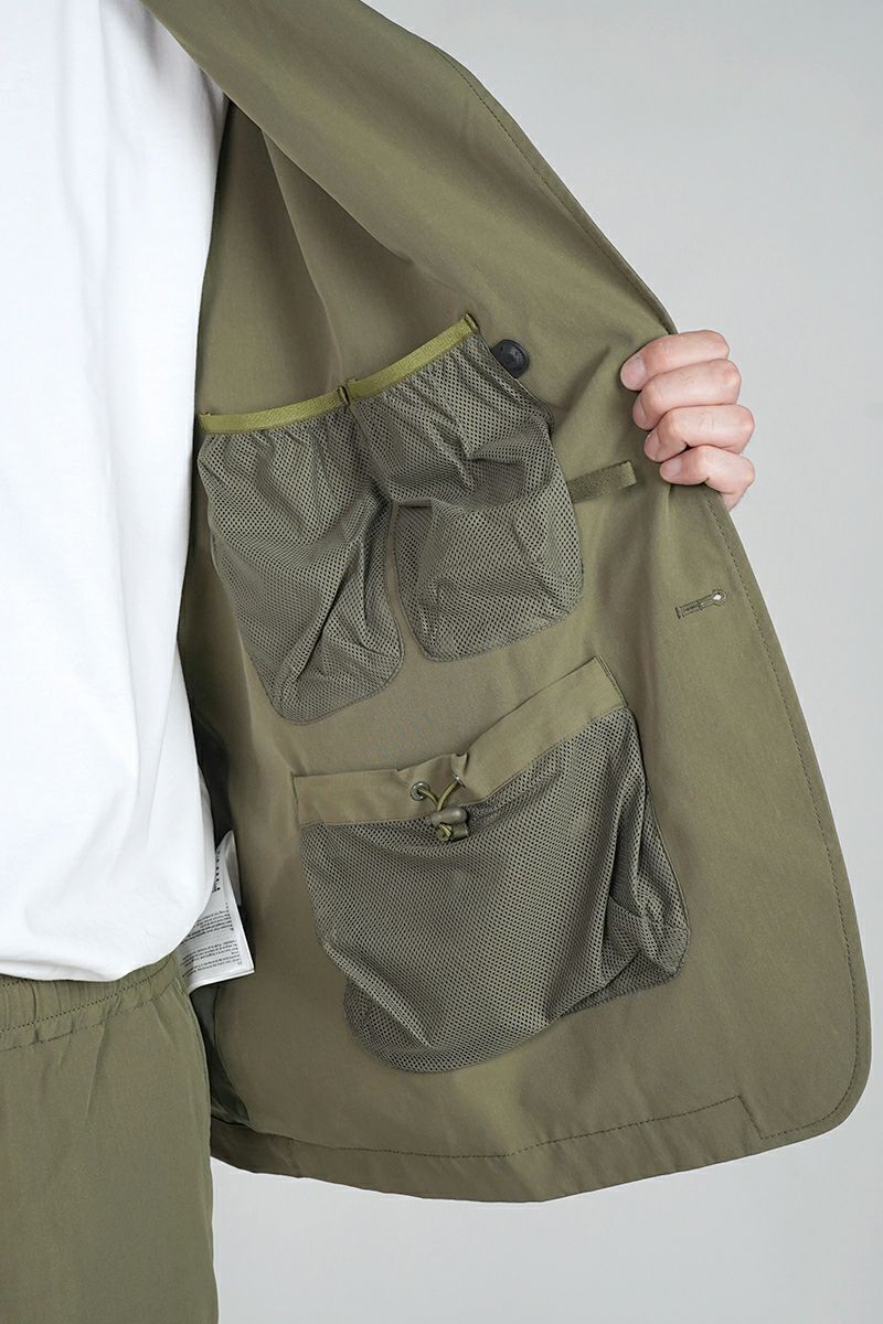 DAIWA PIER 39(ダイワピア39) TECH LOOSE 2B JACKET RIPSTOP テック ルーズ2ボタンジャケット リップストップ BJ-30025W