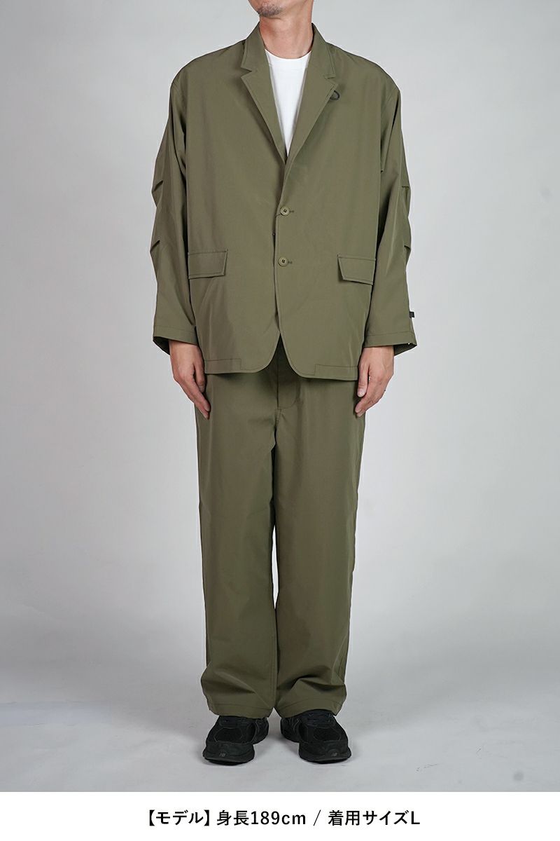 DAIWA PIER 39(ダイワピア39) TECH LOOSE 2B JACKET RIPSTOP テック ルーズ2ボタンジャケット リップストップ BJ-30025W
