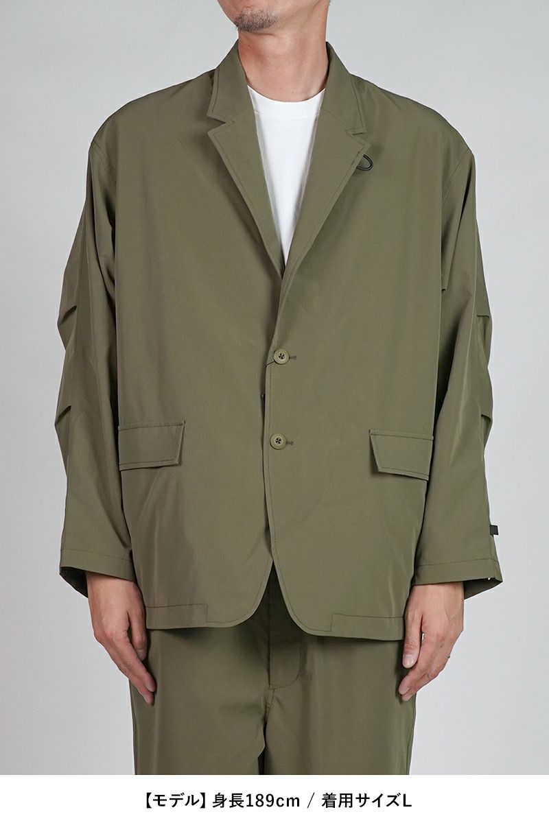 DAIWA PIER 39(ダイワピア39) TECH LOOSE 2B JACKET RIPSTOP テック ルーズ2ボタンジャケット リップストップ BJ-30025W