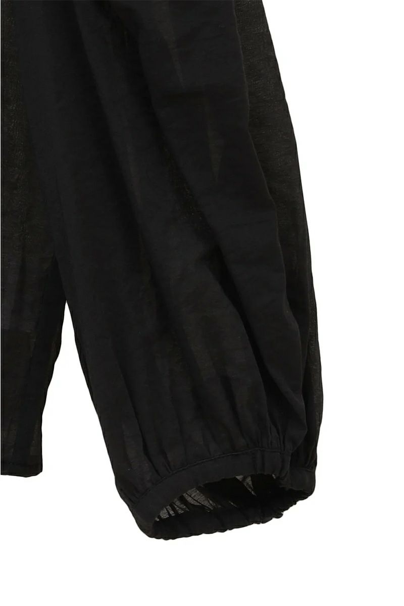 MANOF(マノフ) SHEER GATHER BLOUSE シアーギャザーブラウス 89122-4002