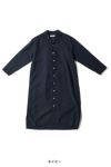 homspun(ホームスパン) リネンバイオ長袖シャツワンピース 1641