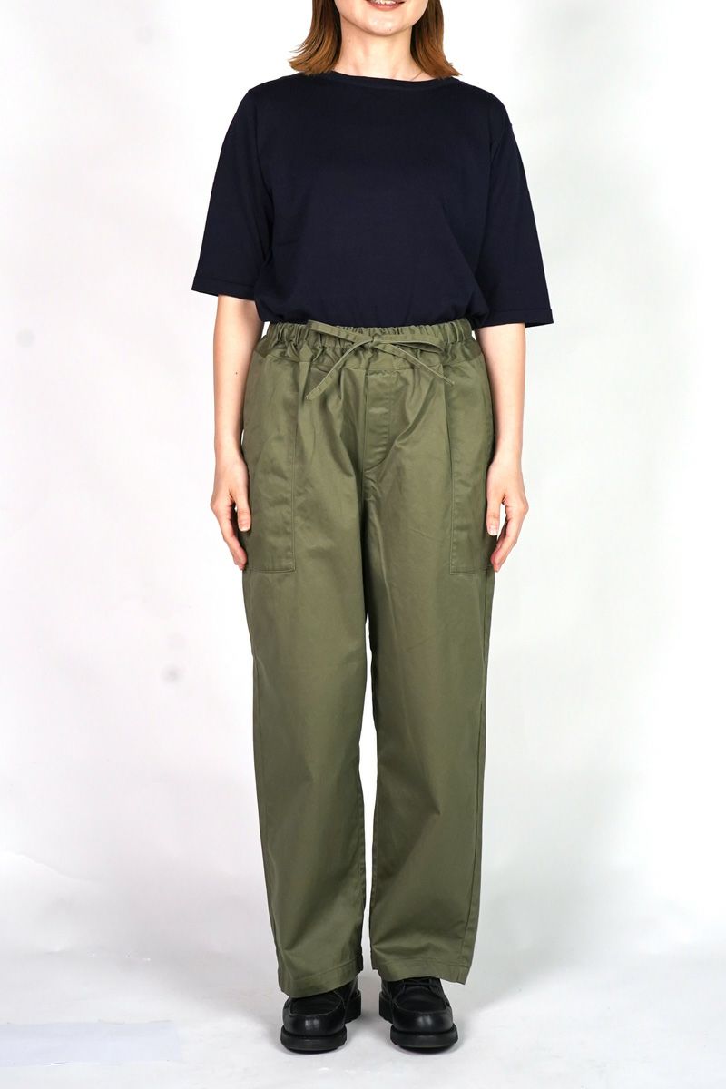 homspun(ホームスパン) 高密度ウェポンギャザーパンツ　3357