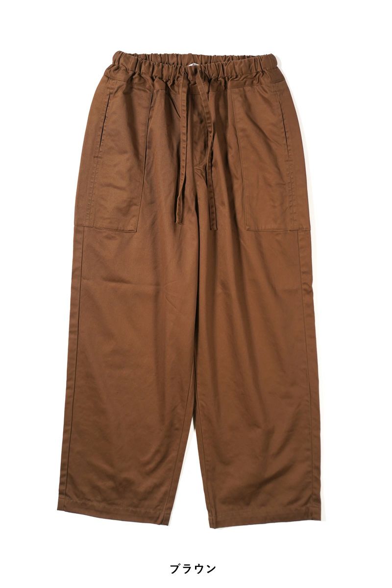 homspun(ホームスパン) 高密度ウェポンギャザーパンツ　3357