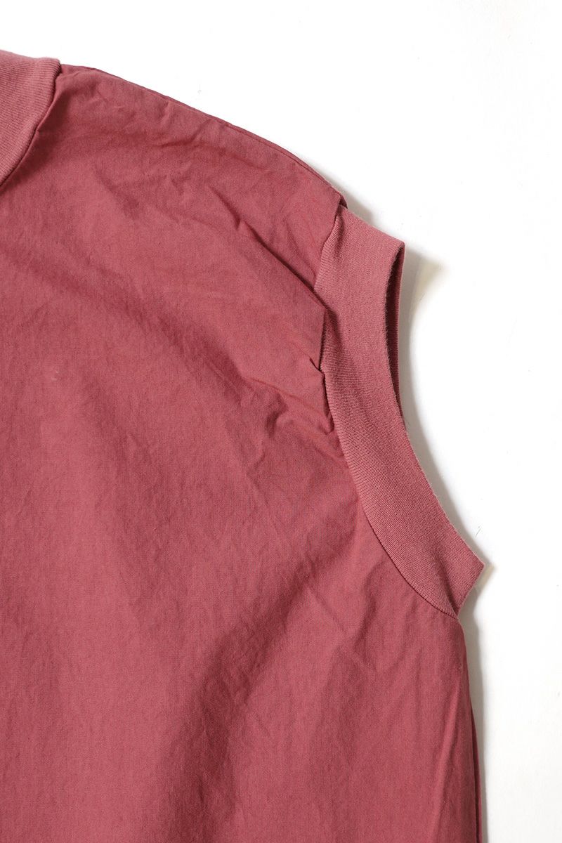 homspun(ホームスパン)  コンパクトウェザー ノースリーブブラウス 5743