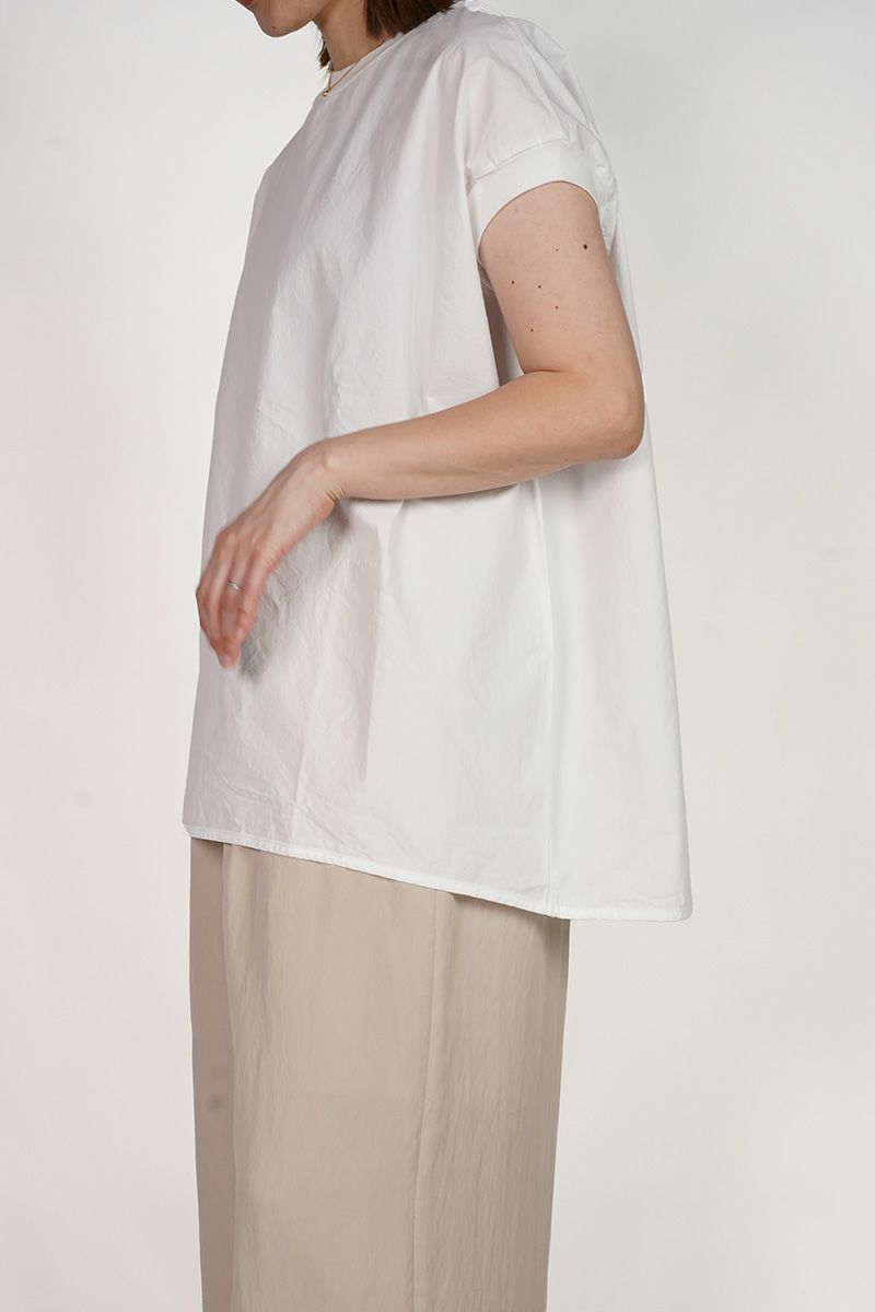 homspun(ホームスパン) コンパクトウェザー　ビッグノースリーブブラウス 5744