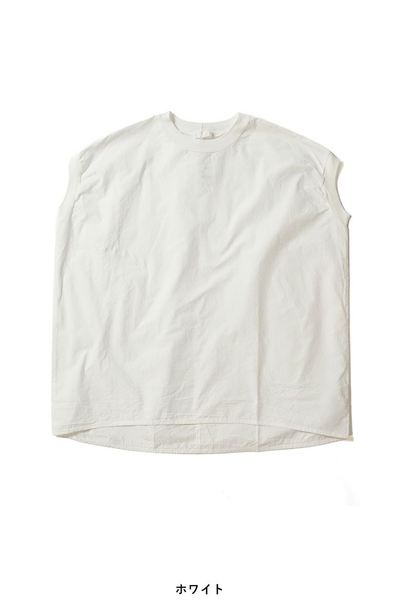 homspun(ホームスパン) コンパクトウェザー　ビッグノースリーブブラウス 5744