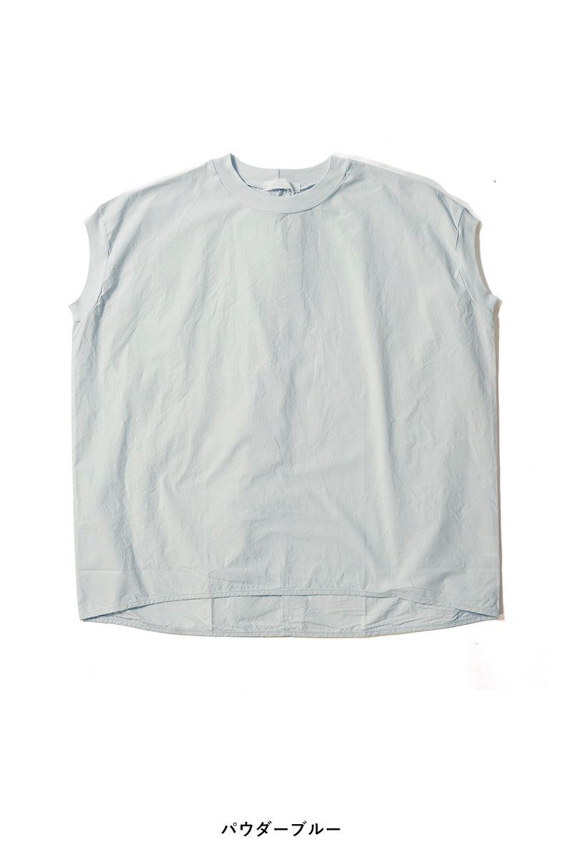 homspun(ホームスパン) コンパクトウェザー　ビッグノースリーブブラウス 5744