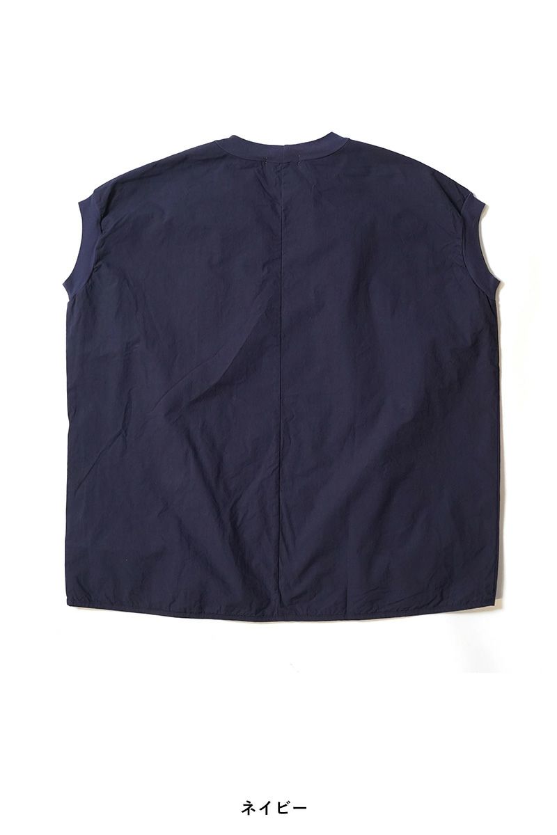 homspun(ホームスパン) コンパクトウェザー　ビッグノースリーブブラウス 5744