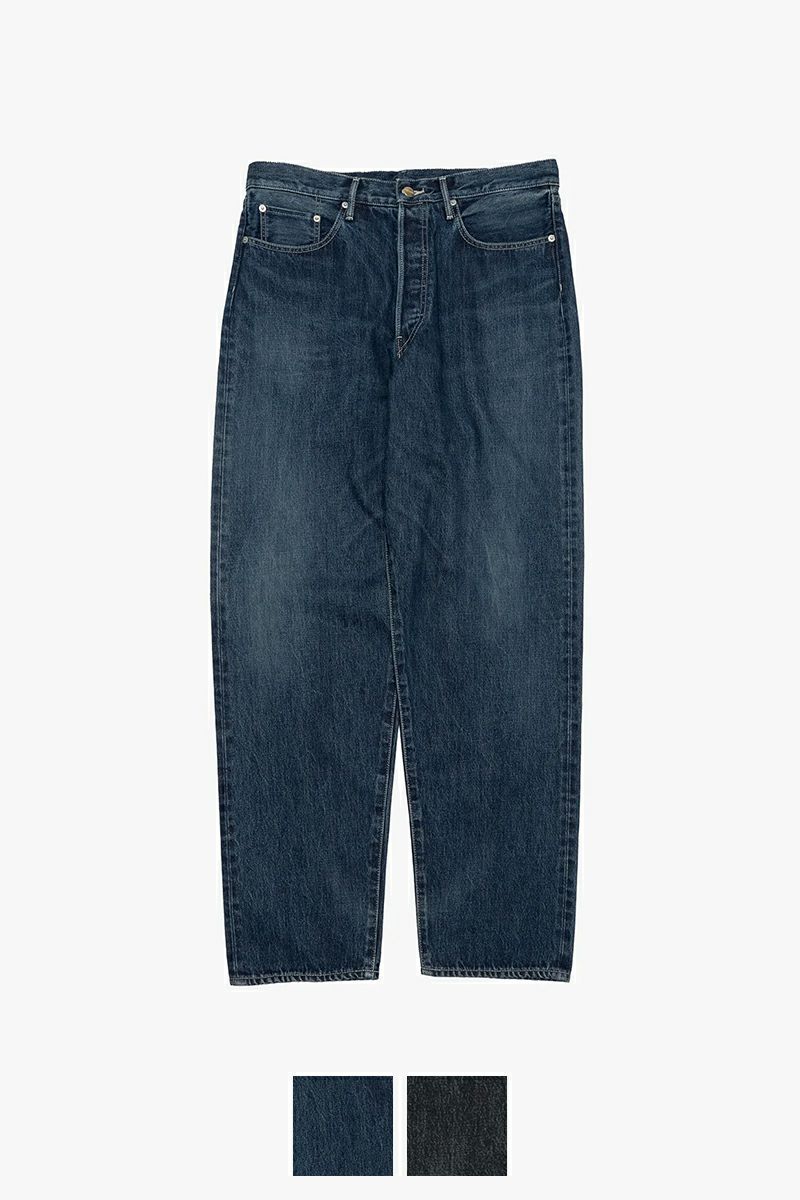 Graphpaper(グラフペーパー) Selvage Denim Five Pocket Tapered Pants -DARK FADE- セルヴィッチデニムファイブポケットテーパードパンツ ダークフェード GU253-40058DB