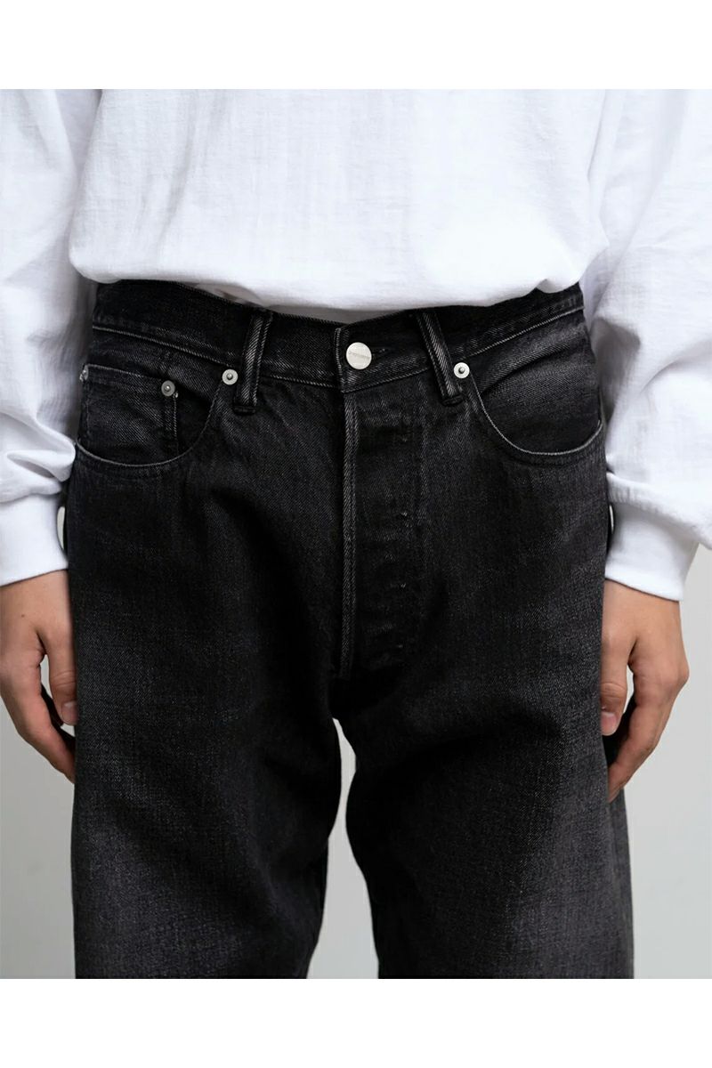Graphpaper(グラフペーパー) Selvage Denim Five Pocket Tapered Pants -DARK FADE- セルヴィッチデニムファイブポケットテーパードパンツ ダークフェード GU253-40058DB