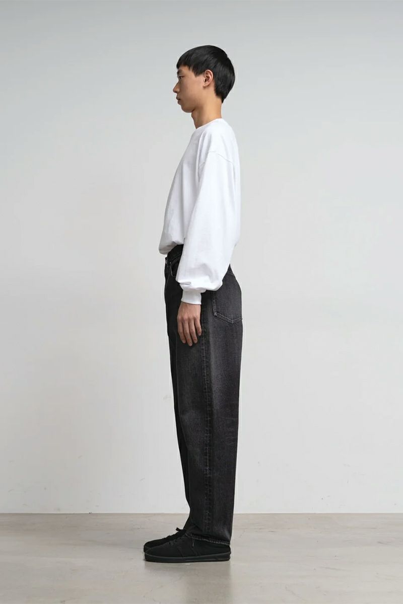 Graphpaper(グラフペーパー) Selvage Denim Five Pocket Tapered Pants -DARK FADE- セルヴィッチデニムファイブポケットテーパードパンツ ダークフェード GU253-40058DB