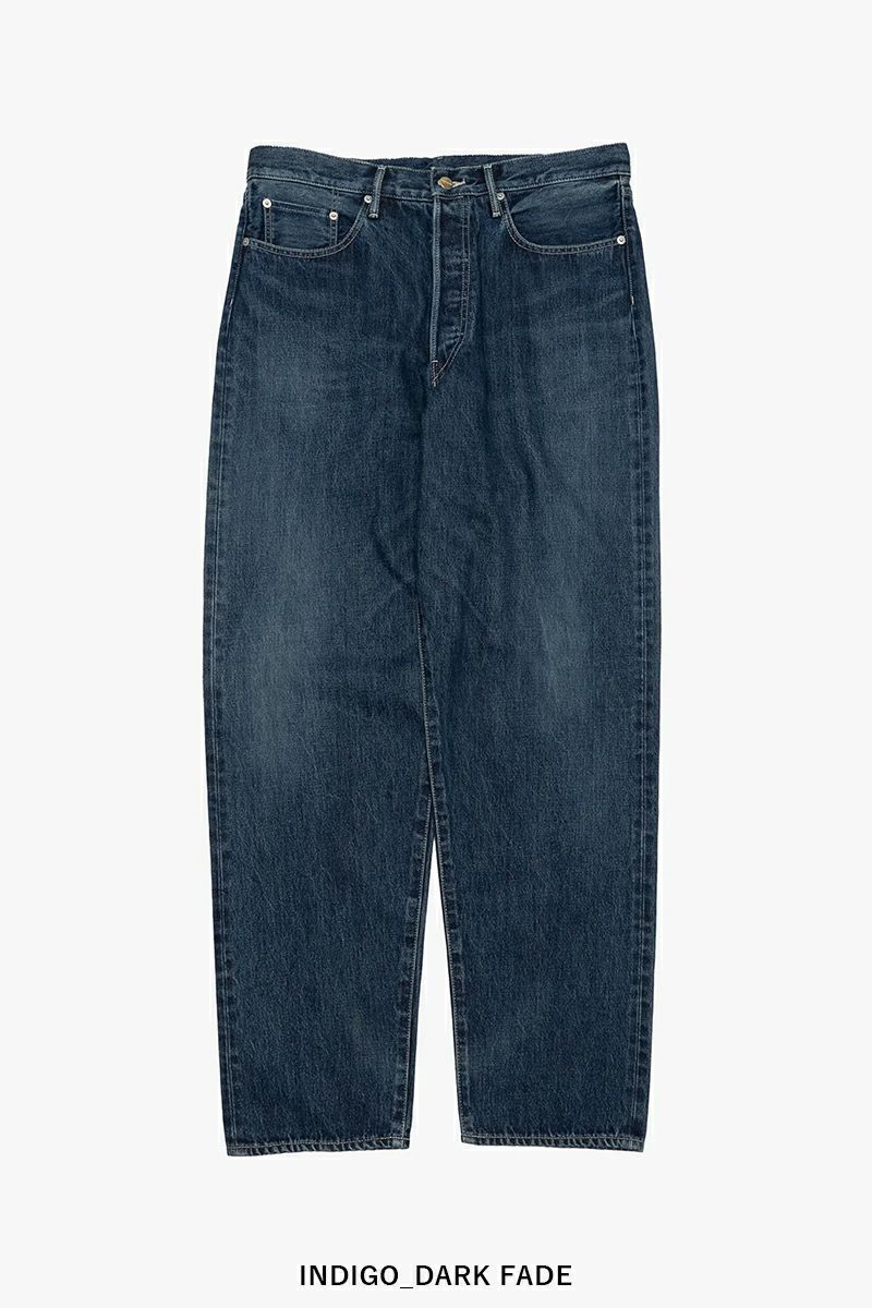Graphpaper(グラフペーパー) Selvage Denim Five Pocket Tapered Pants -DARK FADE- セルヴィッチデニムファイブポケットテーパードパンツ ダークフェード GU253-40058DB