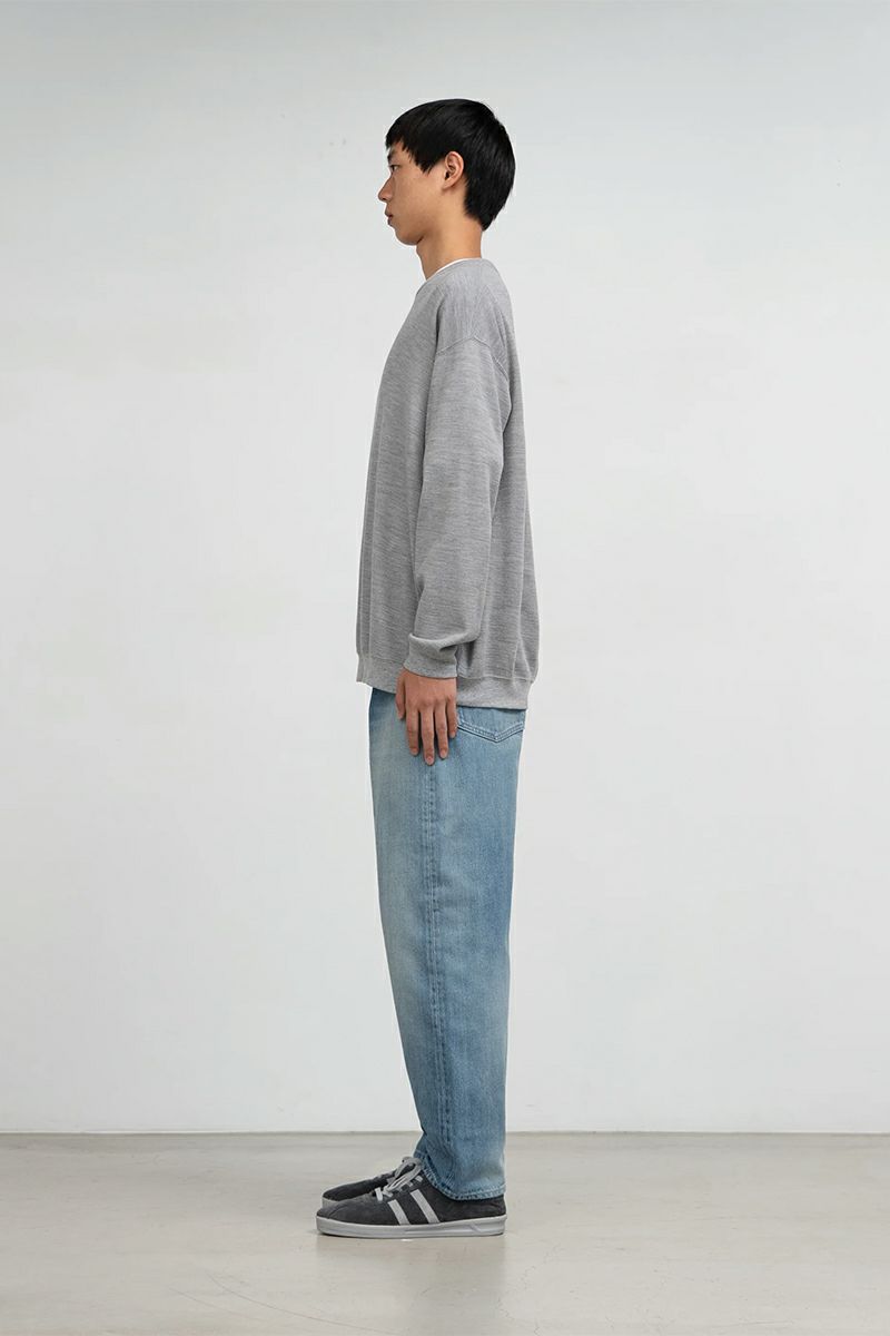 Graphpaper(グラフペーパー) Selvage Denim Five Pocket Tapered Pants -LIGHT FADE- セルヴィッチデニムファイブポケットテーパードパンツ ライトフェード GU253-40058LB