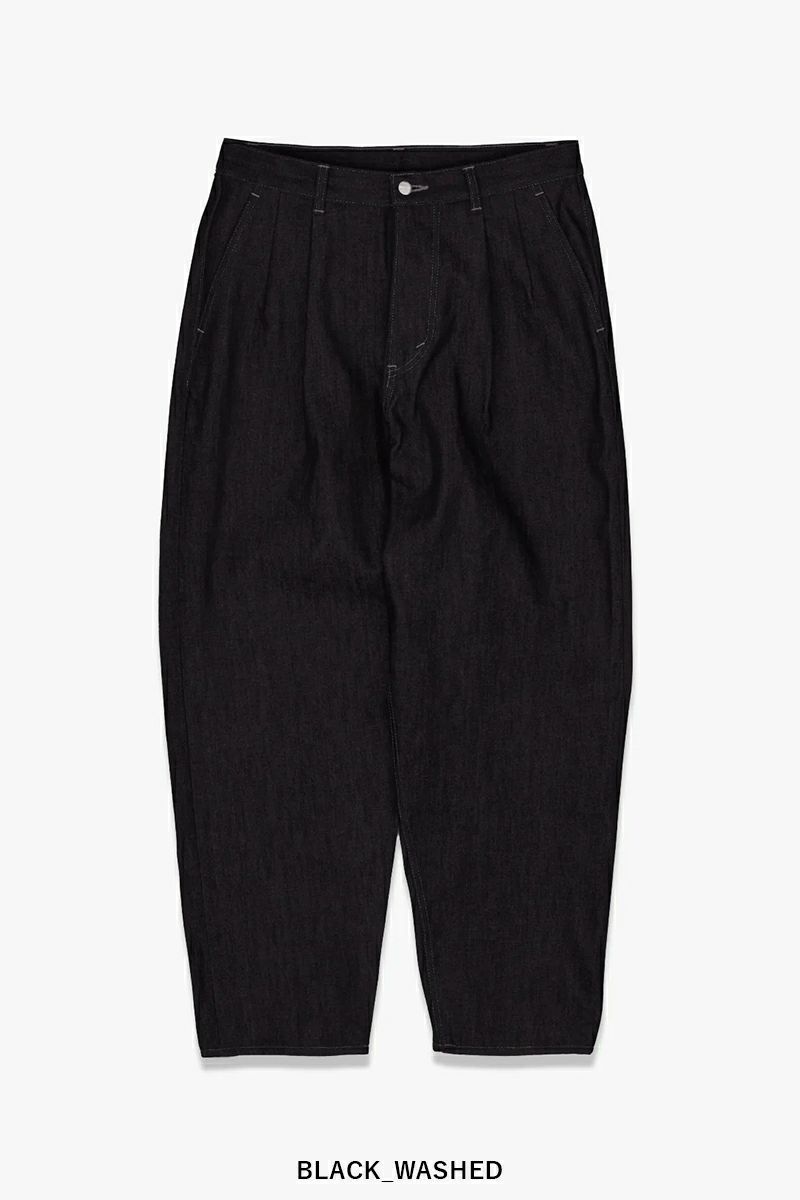 Graphpaper(グラフペーパー) Selvage Denim Two Tuck Tapered Pants セルヴィッチデニムツータックテーパードパンツ GU253-40060RB