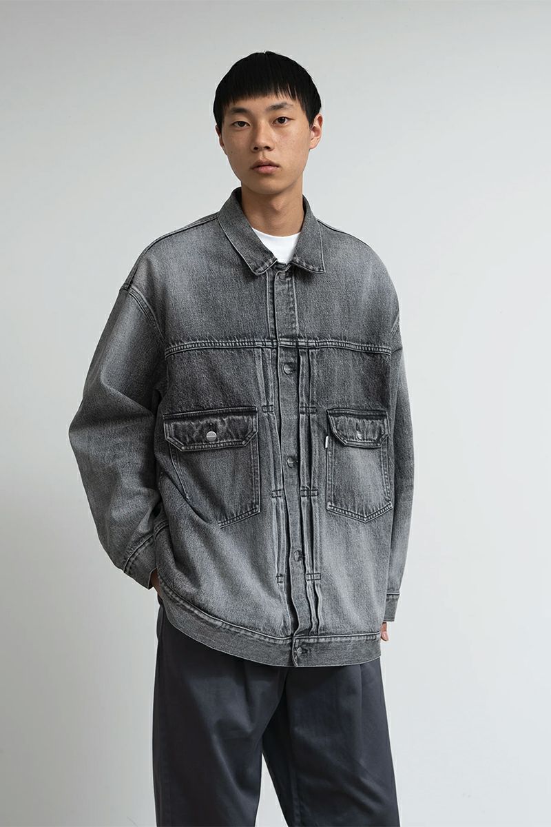 Graphpaper(グラフペーパー) Selvage Denim Jacket -LIGHT FADE- セルヴィッチデニムジャケット ライトフェード GM253-20054LB