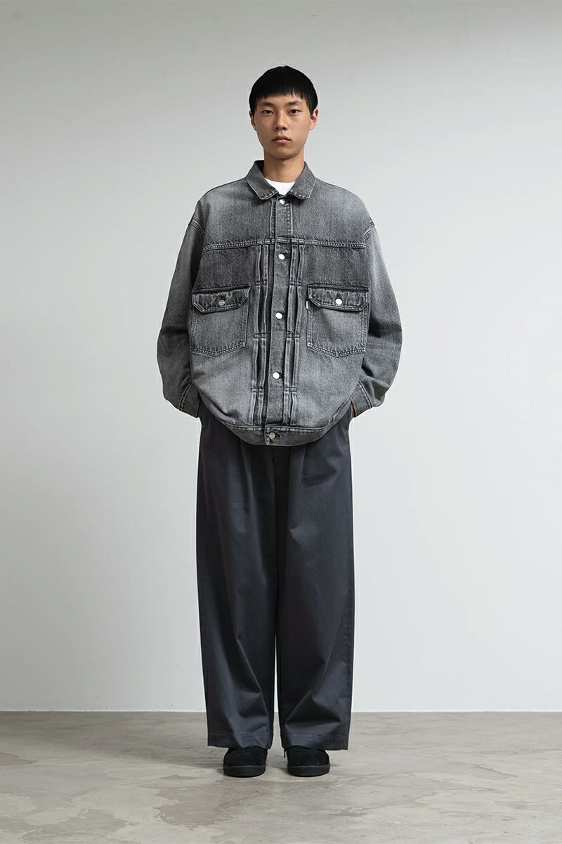 Graphpaper(グラフペーパー) Selvage Denim Jacket -LIGHT FADE- セルヴィッチデニムジャケット ライトフェード GM253-20054LB