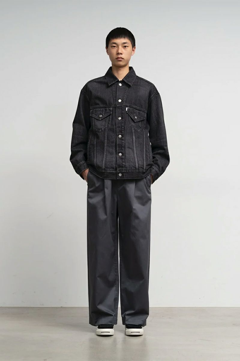 Graphpaper(グラフペーパー) Selvage Denim Trucker Jacket -DARK FADE- セルヴィッチデニムトラッカージャケット ダークフェード GM253-20055DB