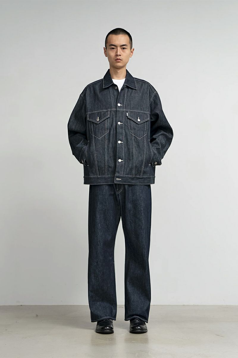 Graphpaper(グラフペーパー) Selvage Denim Trucker Jacket セルヴィッチデニムトラッカージャケット GM253-20055RB