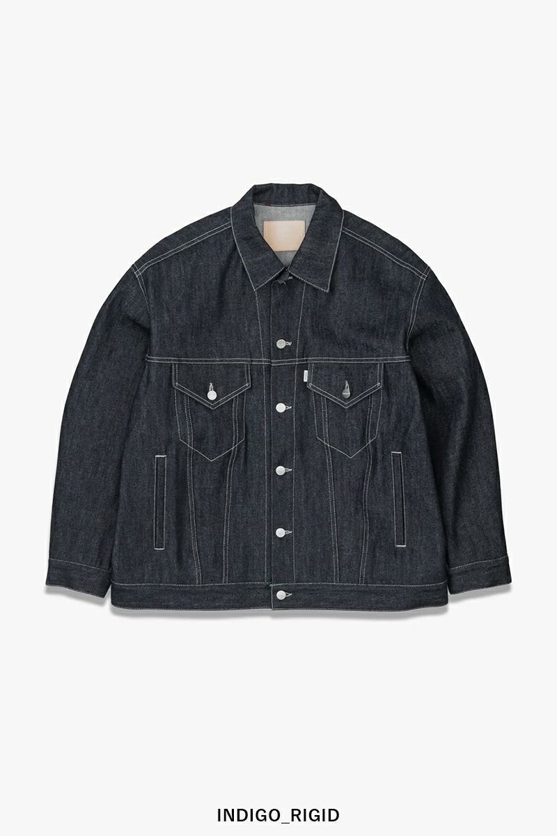 Graphpaper(グラフペーパー) Selvage Denim Trucker Jacket セルヴィッチデニムトラッカージャケット GM253-20055RB
