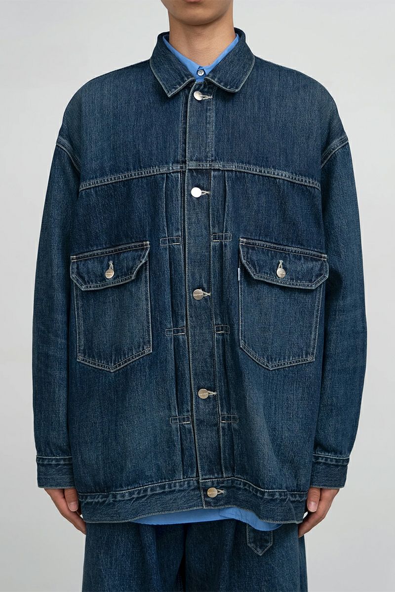 Graphpaper(グラフペーパー) Selvage Denim Jacket -DARK FADE- セルヴィッチデニムジャケット ダークフェード GM253-20054DB