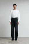 Graphpaper(グラフペーパー) Selvage Denim Two Tuck Tapered Pants -DARK FADE- セルヴィッチデニムツータックテーパードパンツ ダークフェード GU253-40060DB