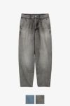 Graphpaper(グラフペーパー) Selvage Denim Two Tuck Tapered Pants -LIGHT FADE- セルヴィッチデニムツータックテーパードパンツ ライトフェード GU253-40060LB
