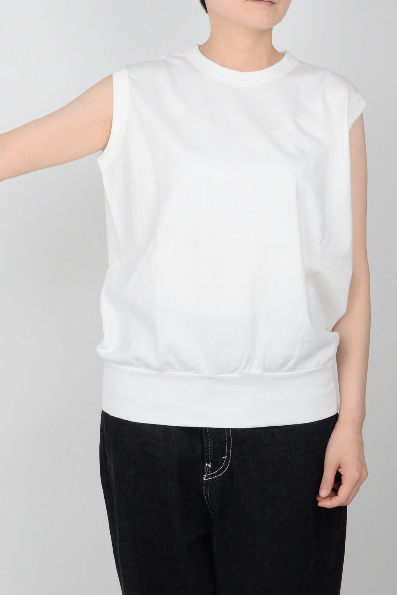 homspun(ホームスパン) 40/2天竺ノースリーブプルオーバー　6346