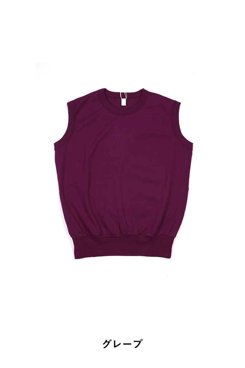 homspun(ホームスパン) 40/2天竺ノースリーブプルオーバー　6346