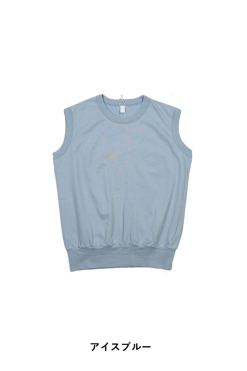 homspun(ホームスパン) 40/2天竺ノースリーブプルオーバー　6346