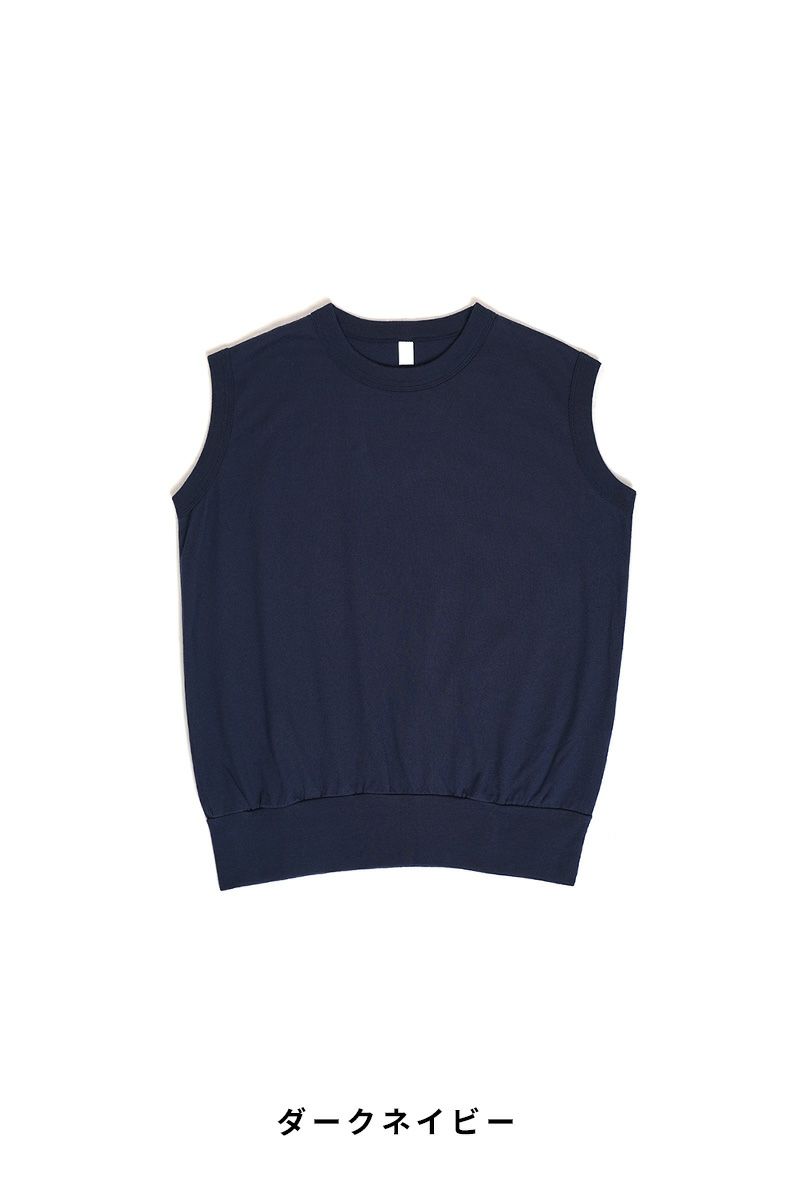 homspun(ホームスパン) 40/2天竺ノースリーブプルオーバー　6346