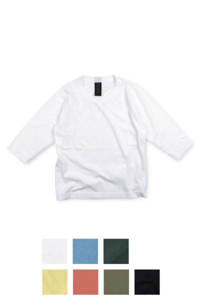 homspun(ホームスパン) 天竺七分袖Tシャツ 6450
