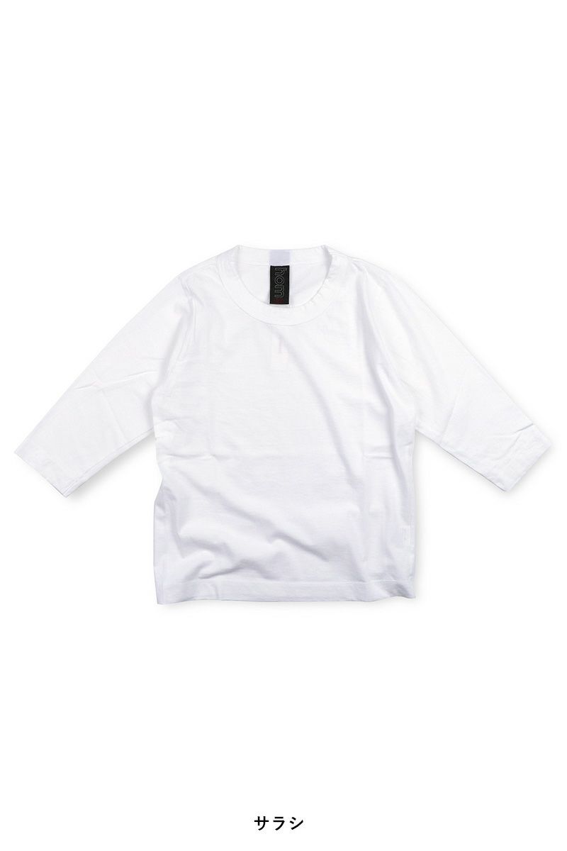 homspun(ホームスパン) 天竺七分袖Tシャツ 6450