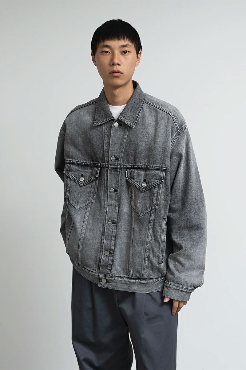 Graphpaper(グラフペーパー) Selvage Denim Trucker Jacket -LIGHT FADE- セルヴィッチデニムトラッカージャケット ライトフェード GM253-20055LB
