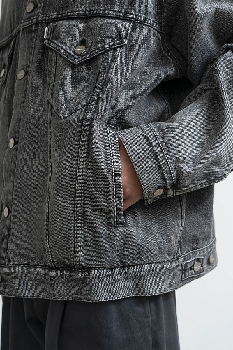 Graphpaper(グラフペーパー) Selvage Denim Trucker Jacket -LIGHT FADE- セルヴィッチデニムトラッカージャケット ライトフェード GM253-20055LB