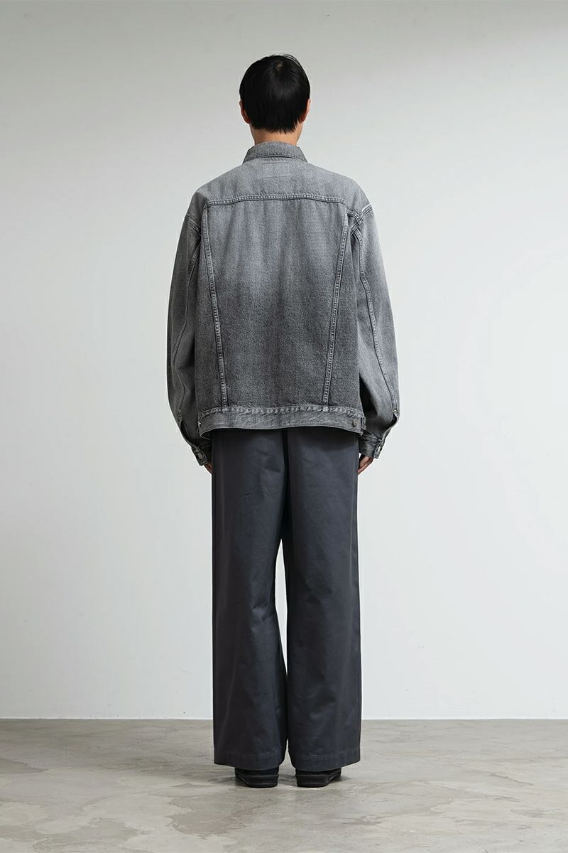 Graphpaper(グラフペーパー) Selvage Denim Trucker Jacket -LIGHT FADE- セルヴィッチデニムトラッカージャケット ライトフェード GM253-20055LB