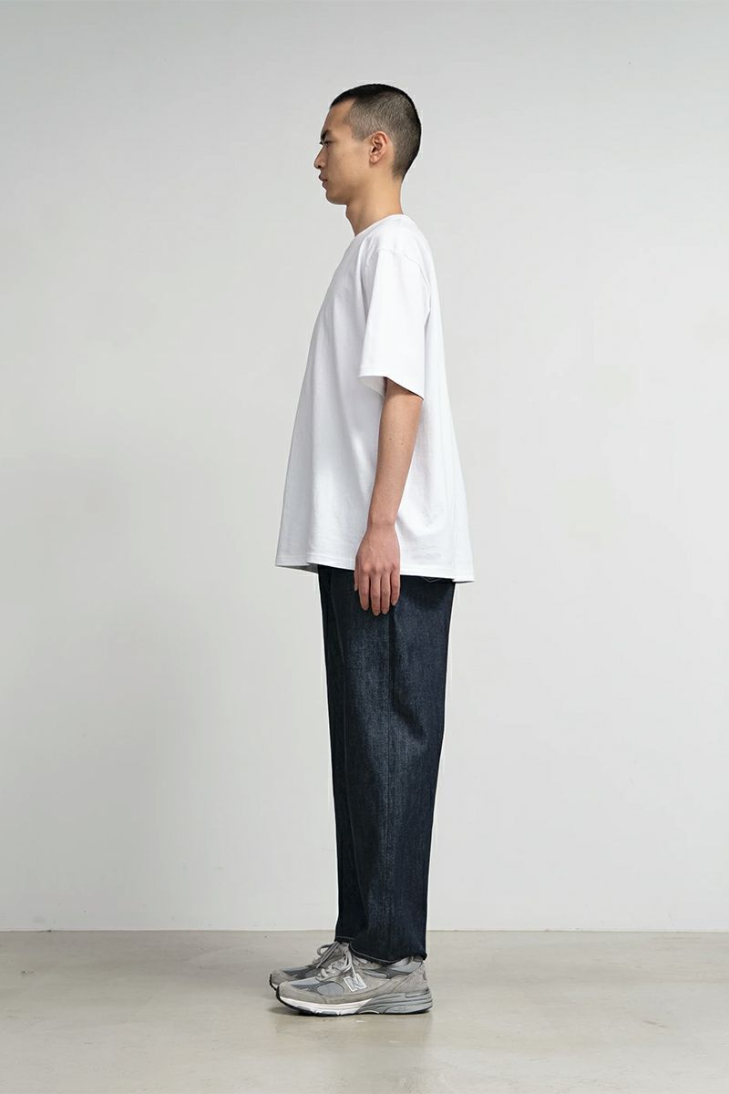 パンツ Graphpaper High Count Weather Tuck Pants Graphpaper (グラフペーパー) Selvage Denim Two Tuck Tapered