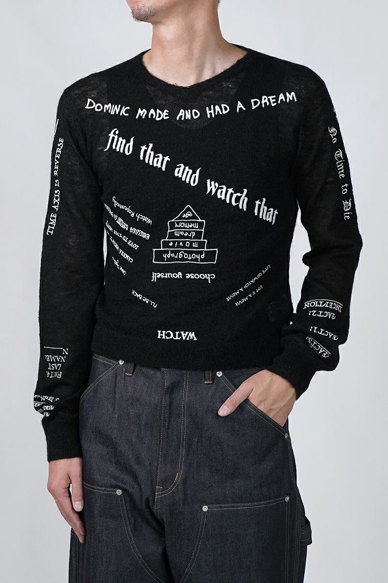 DAIRIKU(ダイリク)  "TATTOO" Mohair Tite Knit タトゥーモヘアタイトニット 25AW K1