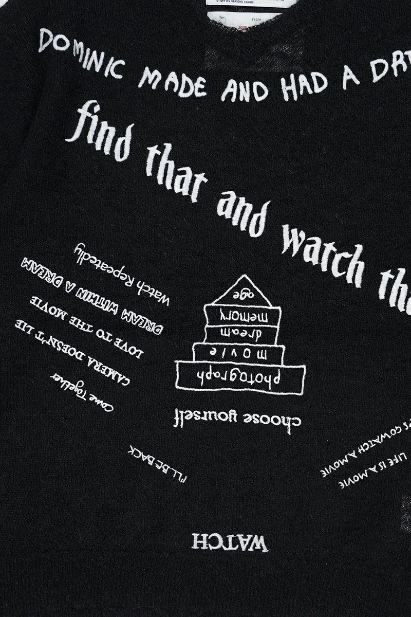 DAIRIKU(ダイリク)  "TATTOO" Mohair Tite Knit タトゥーモヘアタイトニット 25AW K1