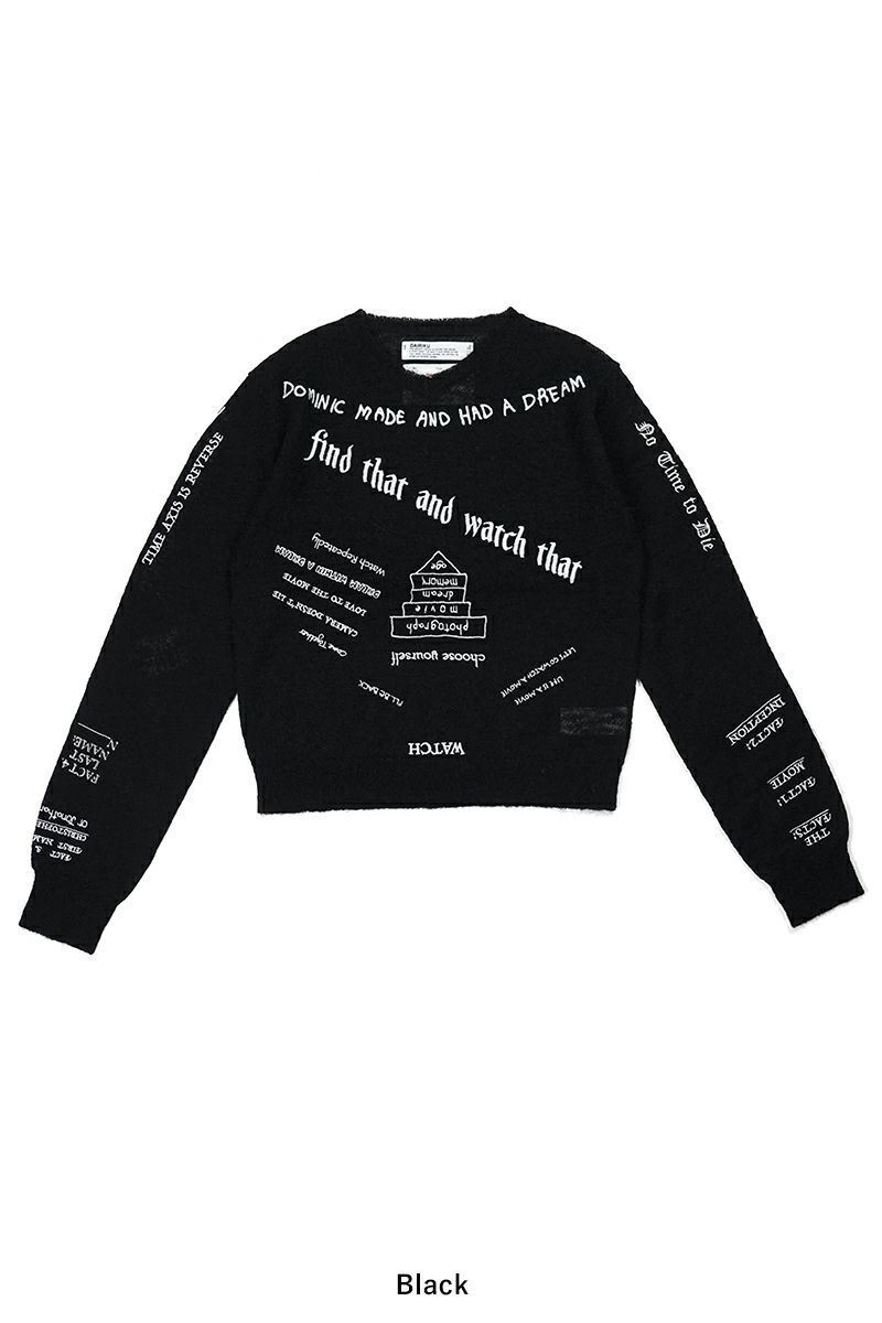 DAIRIKU(ダイリク)  "TATTOO" Mohair Tite Knit タトゥーモヘアタイトニット 25AW K1
